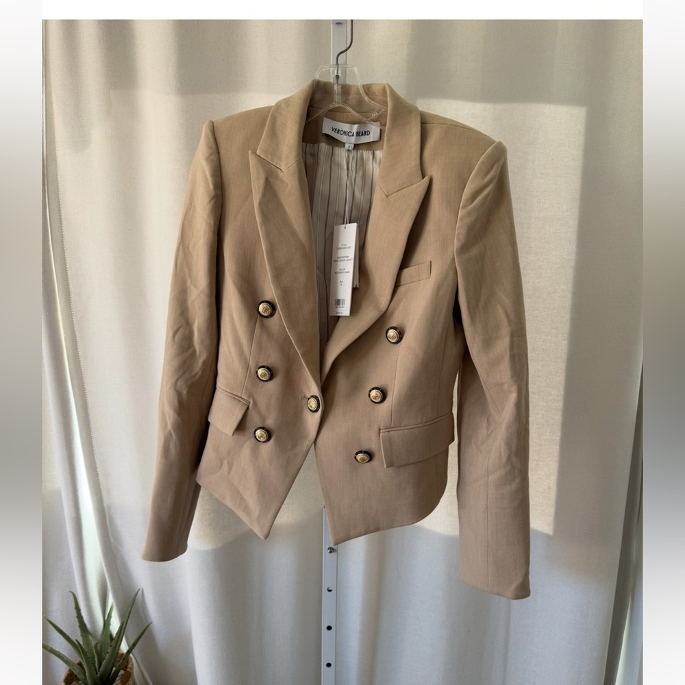 Veronica Beard Diego dickey jacket heathered sand - Picture 12 of 14